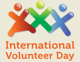 Logo dell'International Volunteer Day