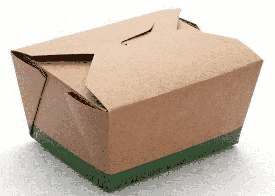 Una scatola per alimenti 